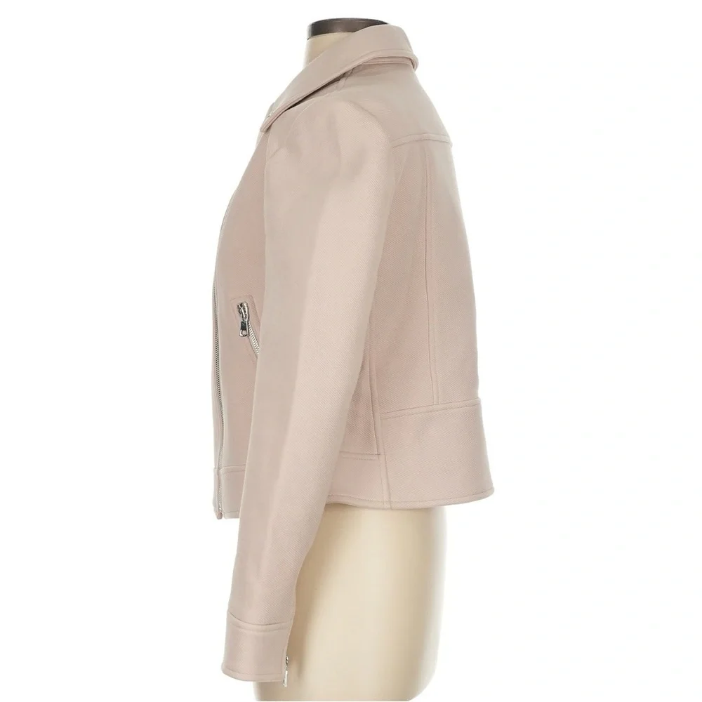 Ann Taylor Blush Moto Jacket - Picture 7 of 9
